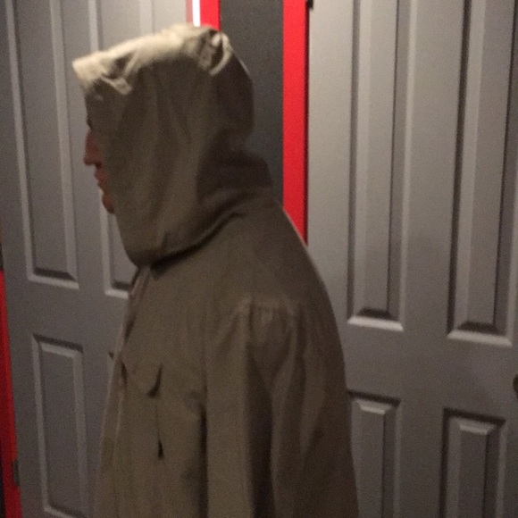 Empyre King Dark Khaki Woven Ripstop Hoodie XL - Picture 4 of 5